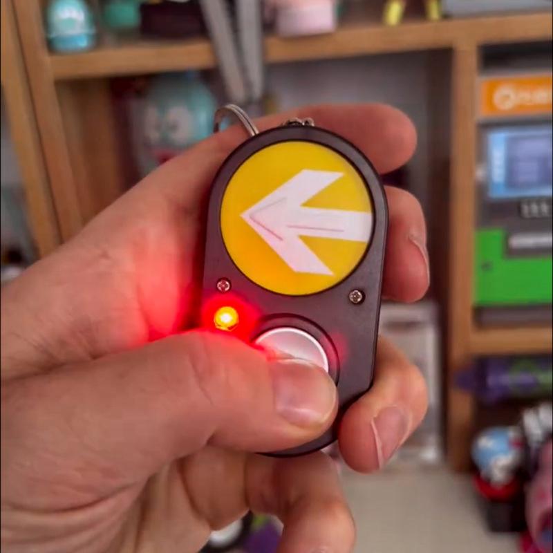 

Австралийский брелок-кнопка светофора на тротуаре, звуковой аксессуар, ручной, нажмите для воспроизведения звука, брелок, забавный памятный подарок