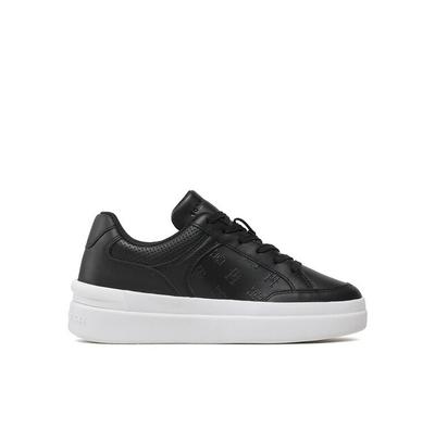 Embossed Court Sneakers