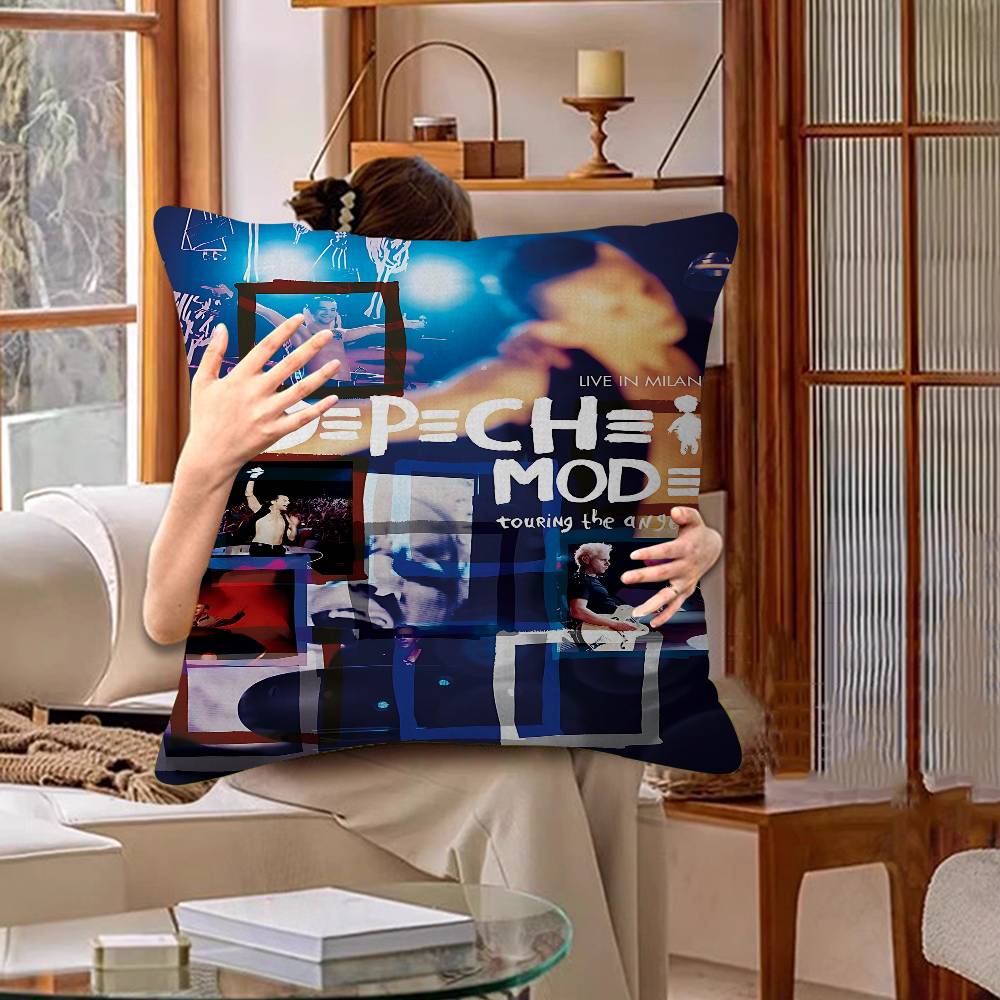 Band D-Depeche M-Mode Cool Pillow Cushion Cover Pillowcase Living Room Sofa Home Decor