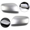 1Pair Silver Side Car Rearview Mirror Cap Cover For Honda For Jazz 2009-2013 76201-TF0-E11,76251-TF0-E11