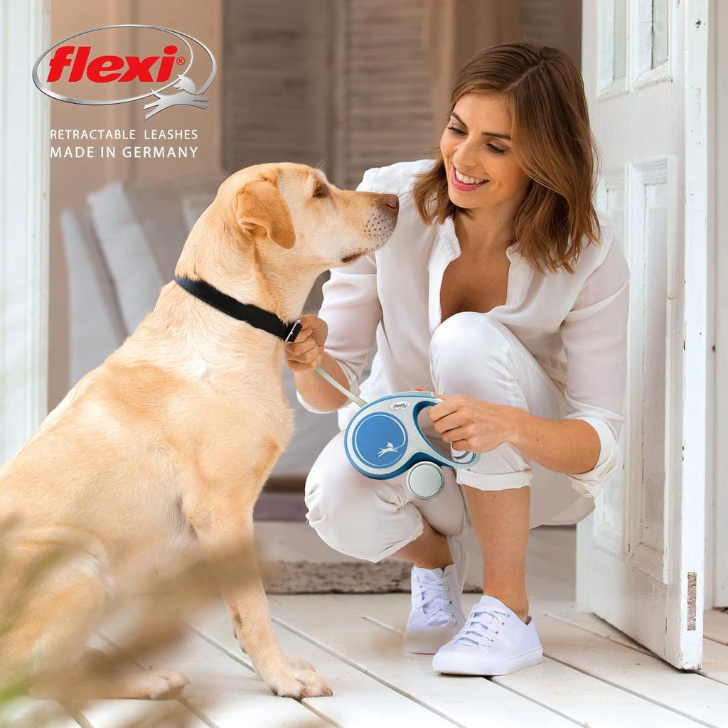 Flexi Neues Komfortband L 8m Schwarz (Unter 50 kg) [Hundeleine]