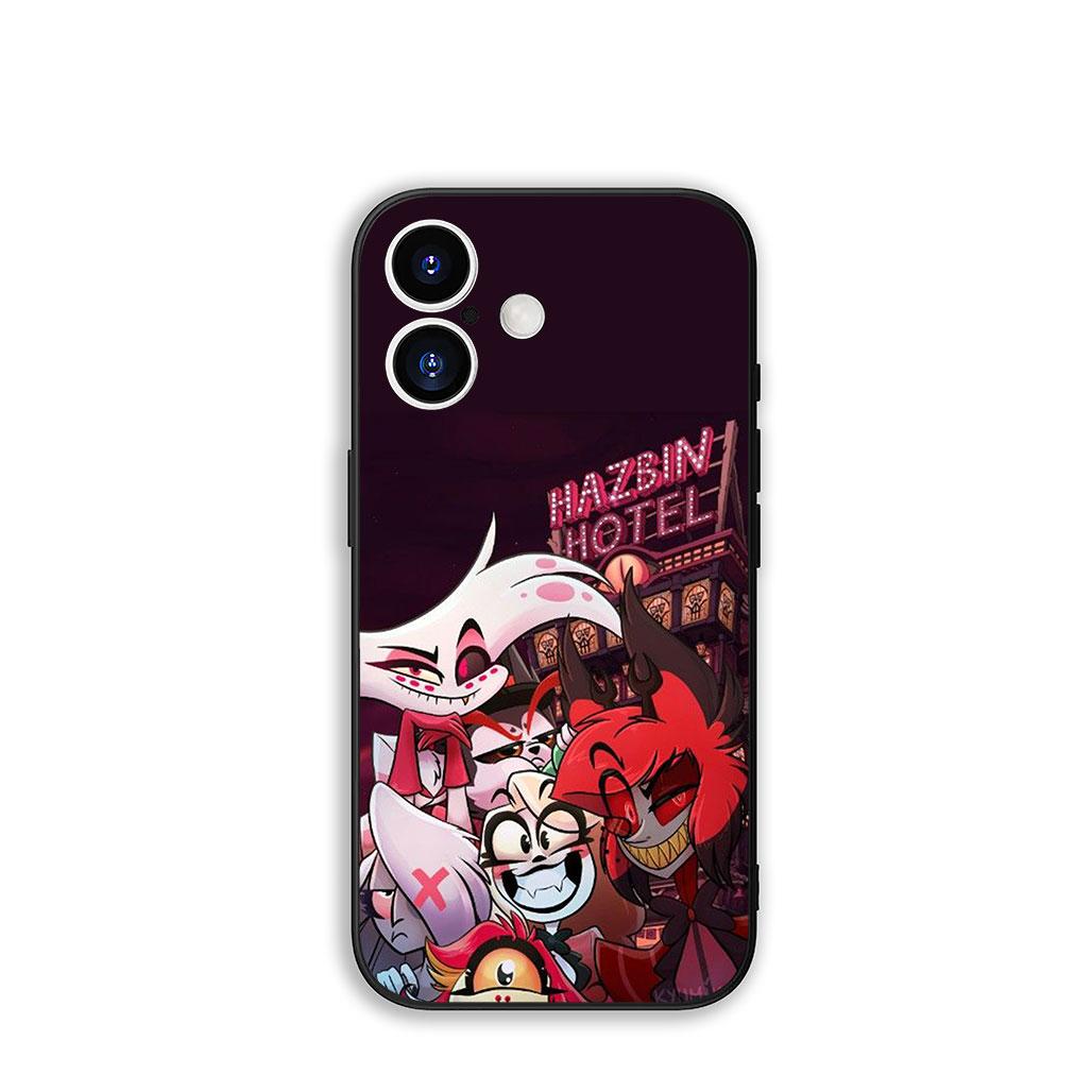 

Чохол для телефону H-Hazbin Hotel Charile Angel Dust для Apple iPhone 16 15 14 Plus 13 12 Mini 17 Pro Max + ProMax 16E Air 15+ Чохол iPhone17