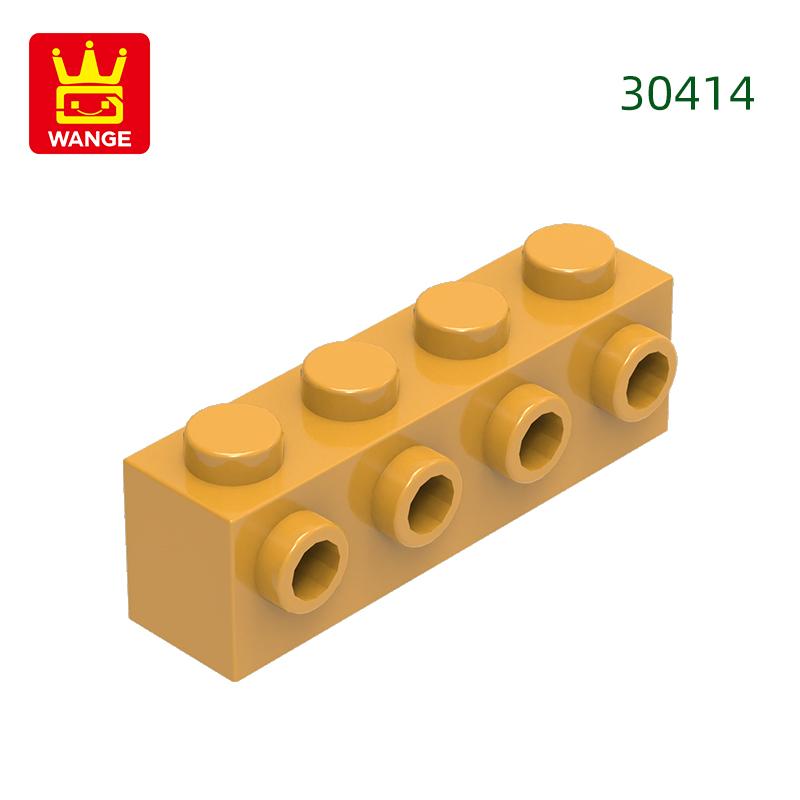 Non-Toxic 63Pcs/Lot 30414 Modified 1X4 With Studson Side Block Moc Color Accessories Compatible With Brick Diy Children Toy Assembly