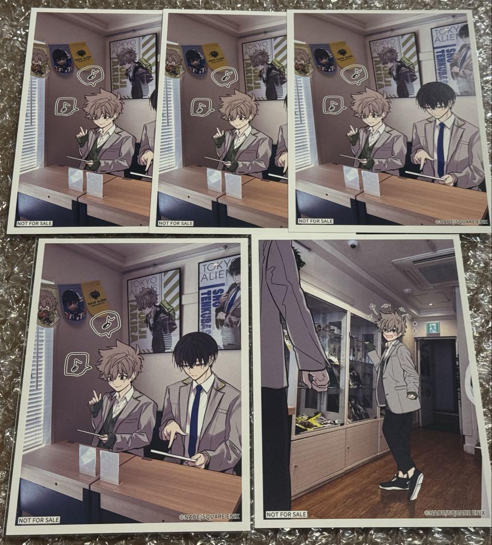 

[USED] Tokyo Aliens Higashi Eri Cafe Bonus Postcard Tenkubashi Sho and Gunji Akira