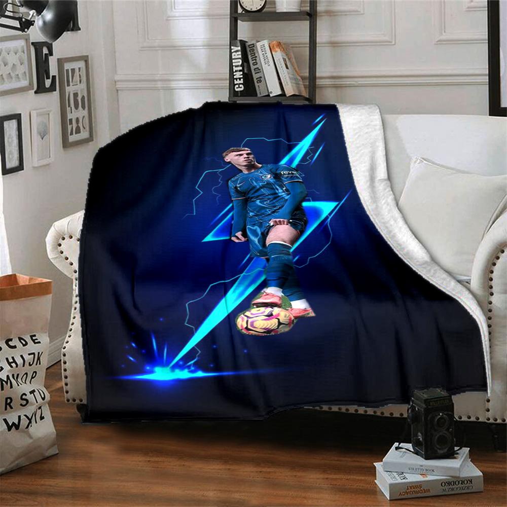 Chelsea Fc Football Player Blanket Soft & Cozy Great for Livingroom Bedding Office Four Seasons Multipurpose Stylish Decor