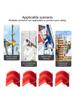 10Pieces High Altitude Safety Rope Protective Sleeve Anti Wear Fixed Rope Retraction Device Right Angle Rope Protector
