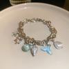 Niche Ocean Element Bracelet Starfish Conch Shell Fishtail Versatile Adjustable Ornament
