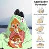 1pc, Charming Chip 'n' Dale Stuffed Animal Blanket Cute Cartoon Characters for Room Decor, Perfect Gift for Friends, Soft for Bedtime, Birth