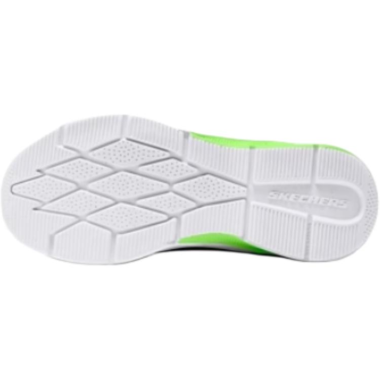 Skechers Sneakers slip-on traspiranti in tessuto sintetico Kids Microspec Max per bambini Sneakers per bambini Nero Verde 403890L-BKLM