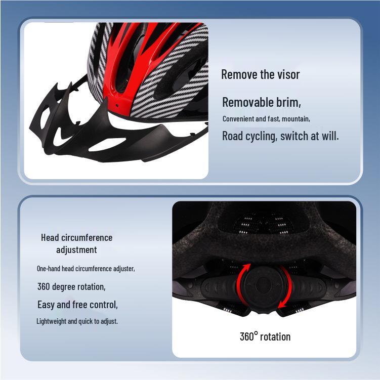 Unisex Bicycle and Mountain Road Riding Protective Helmet