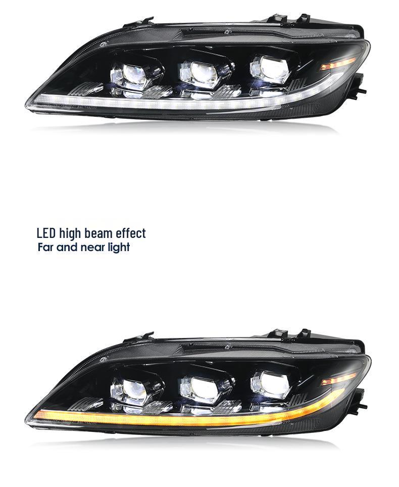 Mazda 6 LED Headlight Assembly: 2003-2015 with Sequential Turn Signals and DRL