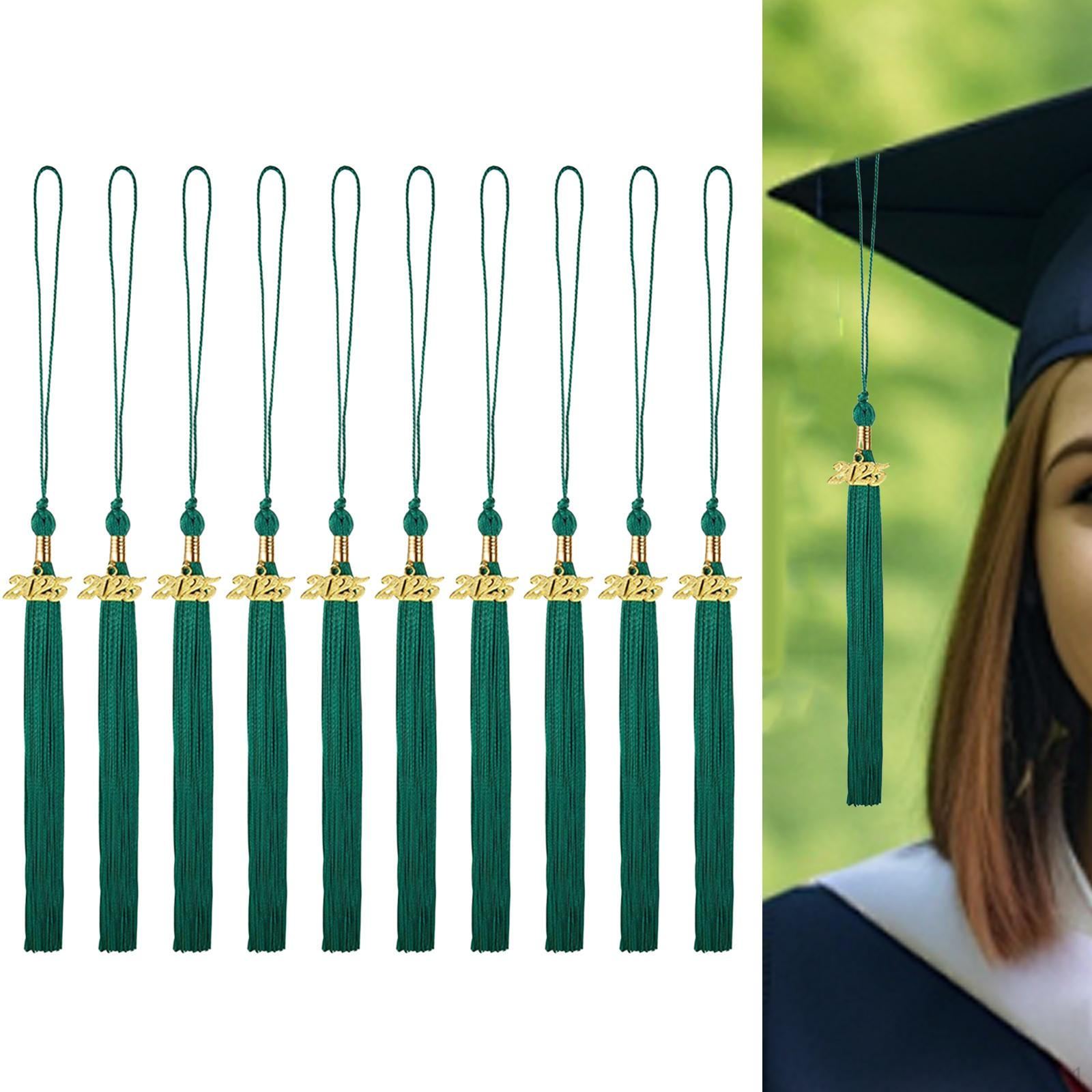 

10 шт. Выпускной кисточки DIY Craft Decor Подвеска шляпа зелёный