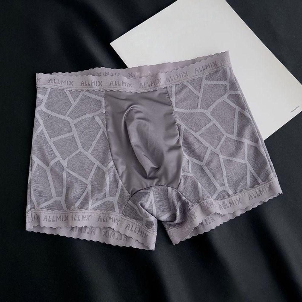 Low Waist Lace Shorts Boxers Underpants Underwear for Men Creative Men Boxer Briefs  Men