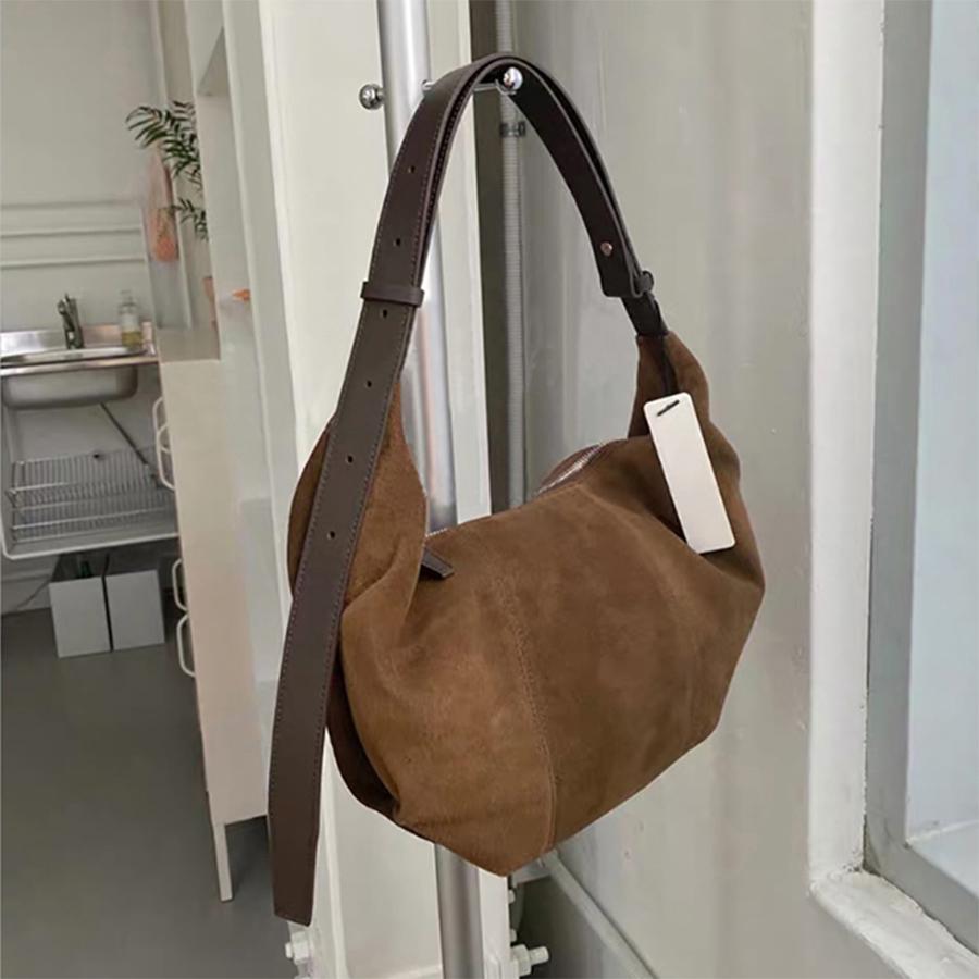 

Frosted Classic Hobos Dumpling Bags Canvas Women s Bag Large Capacity Small Women Design One Shoulder Messenger Bag Black New 36x16x24cm коричневый