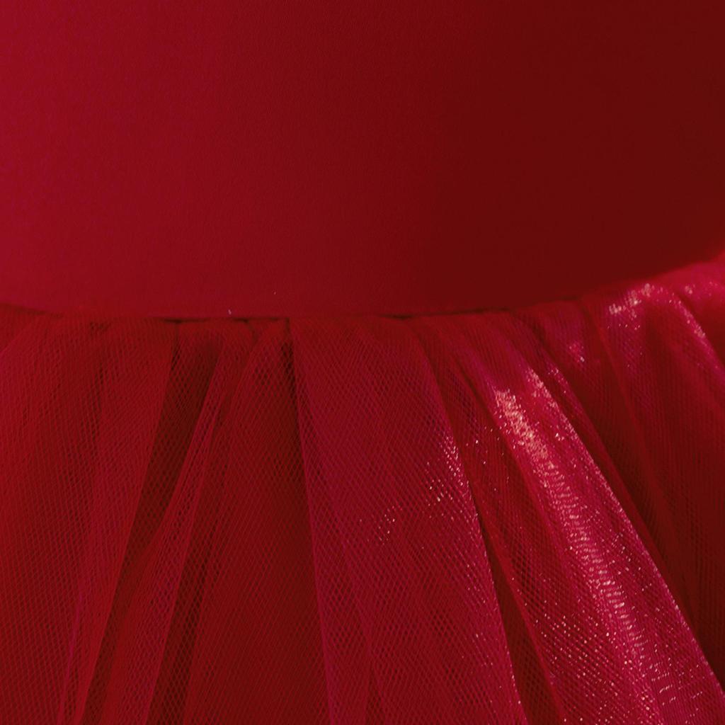 Princess Satin Bow Dress for Girls – Formal Piano Performance & Birthday Tulle Dress