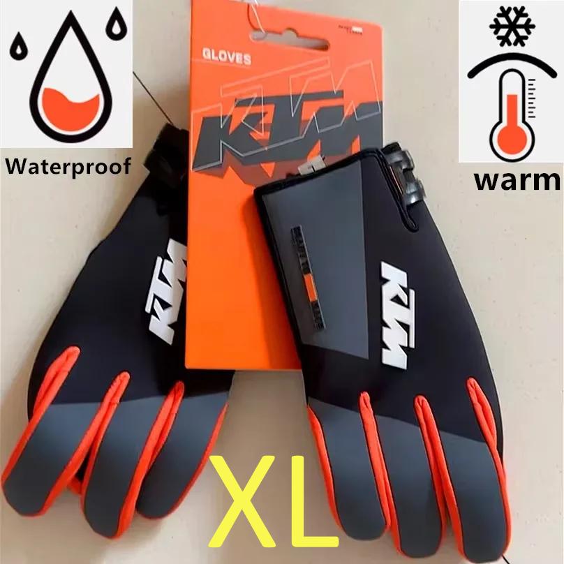 2025 KTM Wasserdichte Motorradhandschuhe Winter Warm Motorradhandschuh Off Road Motocross Handschuhe MX Handschuhe Dirt Bike Handschuhe