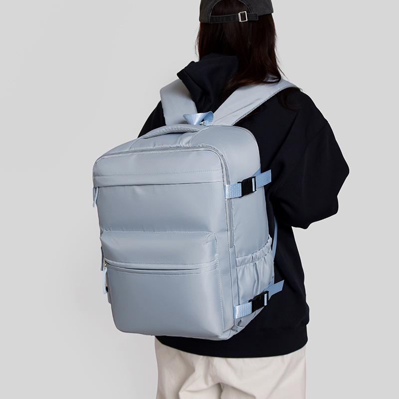 Versatile Wear-Resistant Business Laptop Backpack with Wet/Dry Separation & Trolley Sleeve