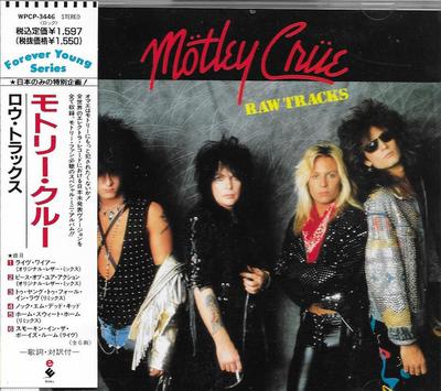 CD MOTLEY CRUE  Raw Tracks WPCP3446 Elektra 1990 Japan Metal Used