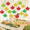 Export Hanging Swirls Exquisite Theme Party Decorations Autumn Harvest Maple Leaf Swirls Streamers Party for Birthday for Room
