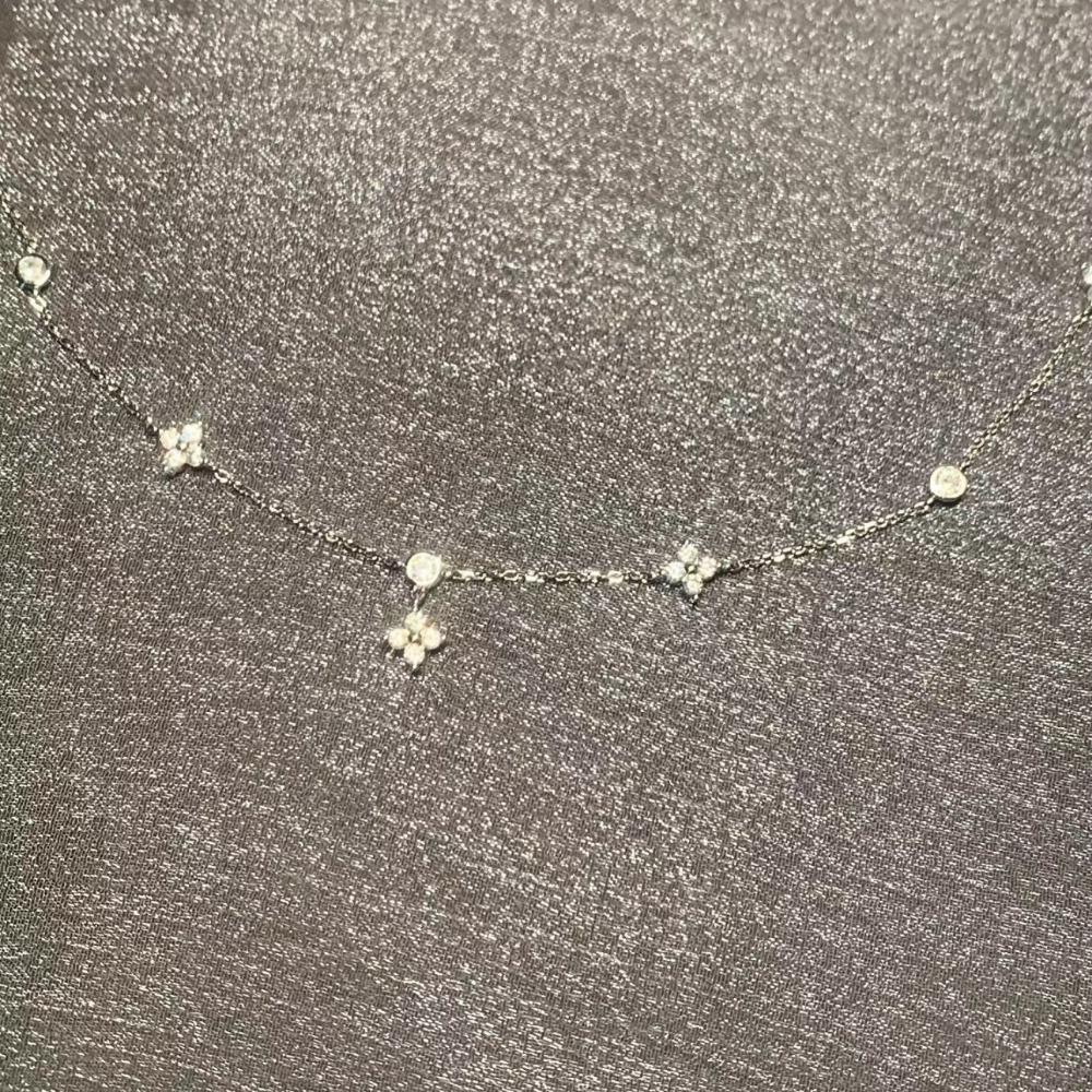 New Arrival Four-leaf Clover Seven-flower Necklace for Women Elegantaccessible Luxuryclassysensecasual Clavicle Chain