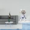 Abstract Astronaut Fire Statue Desktop Ornament Resin Flame Figurine Modern Art Sculpture Nordic