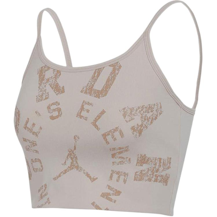 

Jordan Модный повседневный удобный спортивный жилет без рукавов женский топ серый HV8733-140 XS