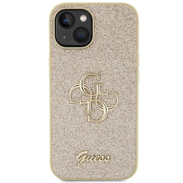 Guess Guhcp15Shg4Sgd Iphone 15 / 14 / 13 6.1 Złoty/Gold Hardcase Glitter Script Big 4G