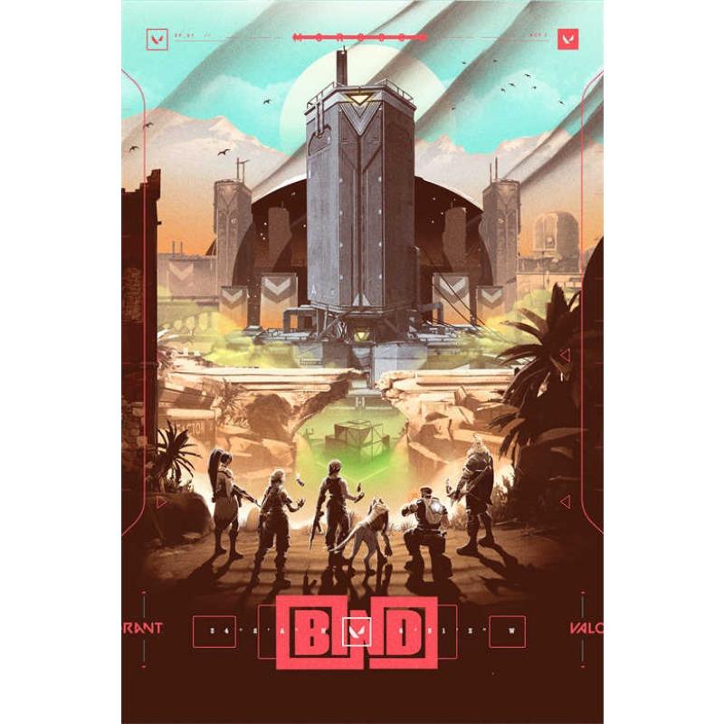 Hot Online Game Valorant Comic Poster Reyna Jett Gaming Canvas Painting Wall Art Mural Kawaii Gamer Room Decor Aesthetic Gift