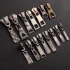 Sliders de zíper de metal, 5 peças 3 #/5 #/8 # para resina/metal/náilon zíperes de substituição de vestuário sliders de zíper diy suprimentos de costura
