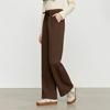 JOY SPEAKER 2025 Spring Draped Relaxed High-Waist Straight-Leg Pants