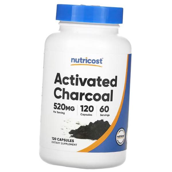 

Активированный уголь, Activated Charcoal, Nutricost 120капс (72647049) 120caps