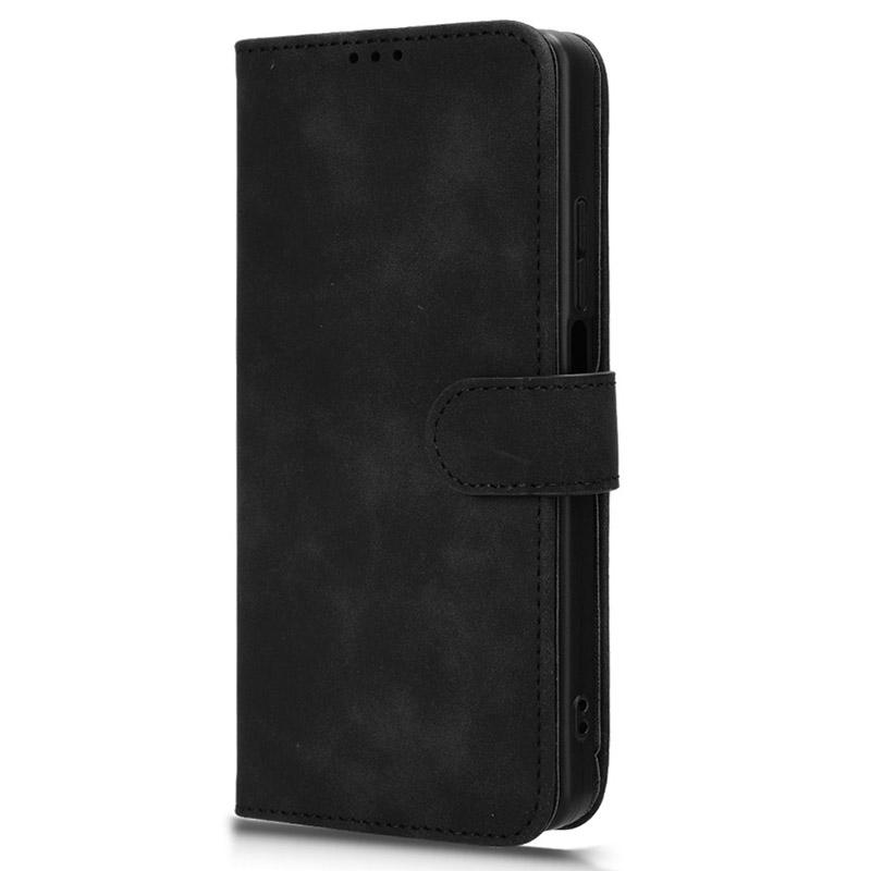 For TCL 50 SE Case PU Leather Folio Stand View Phone Cover Skin-touch