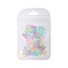 50Pcs/Bag Candy Ribbon Bows 3D Nail Charm Transparent Jelly Color Summer Nail Decoration Accessories DIY Manicure Decor