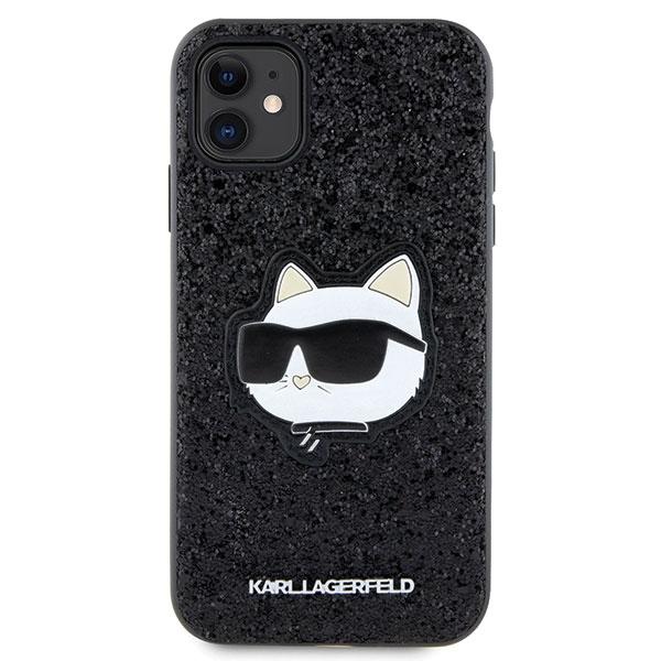 Etui Do iPhone 11 Karl Lagerfeld Glitter Choupette Czarny