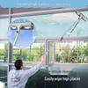 Double-Sided High-Rise Window Cleaning Gadget with Extended Pole