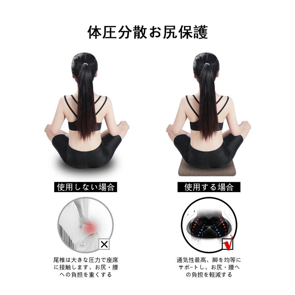 RUIXUAN Upgraded Seat Cushion with Strap for Super For Dining Dining Memory High Chair Japanese Western Body Pressure Washable Relieve Pressure on