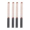 4Pcs Carbon Brushes 6*6*25mm Replacement Parts For Kitchen Cooking Supplies 5K5SSWHK55K Countertop Mixers Tools Accessories