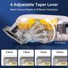 Electric Clipper for Man Smart Digital Display Oil Head Carving with Transparent Body Long Battery Life and Point Trimmer