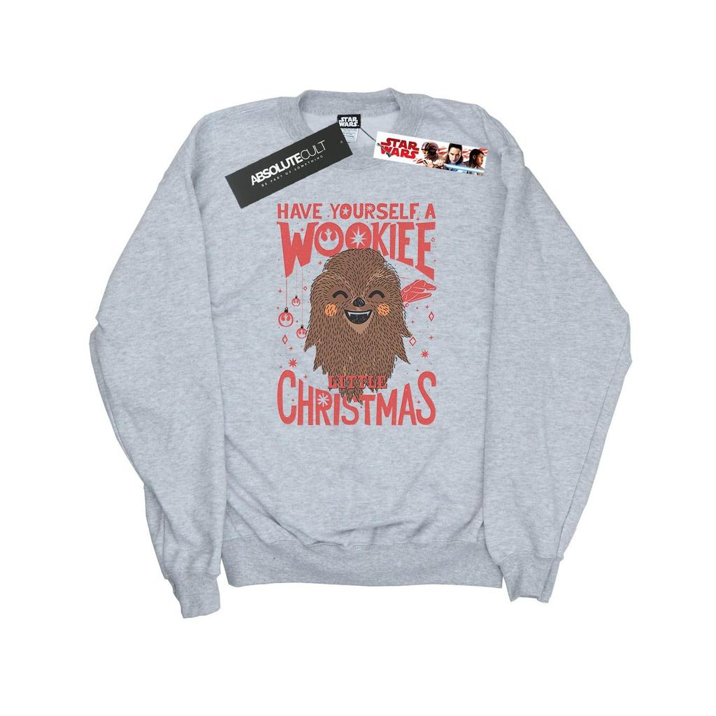STAR WARS Mens Wookiee Little Christmas Sweatshirt