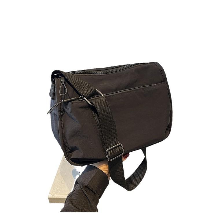 

Crossbody Bag for Women, Mori Harajuku Style Nylon Free Shipping Bag for Male Students, Versatile Sports and Casual Shoulder Bag Mobile Phone Bag one size fits all чёрный