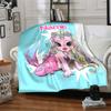 Custom Name Vampire Gothic Fantasy Art blanket for Couch & Bed, Plush Cozy Fuzzy Blanket Super Soft & Warm Blankets for Fall and Winter. 0908440