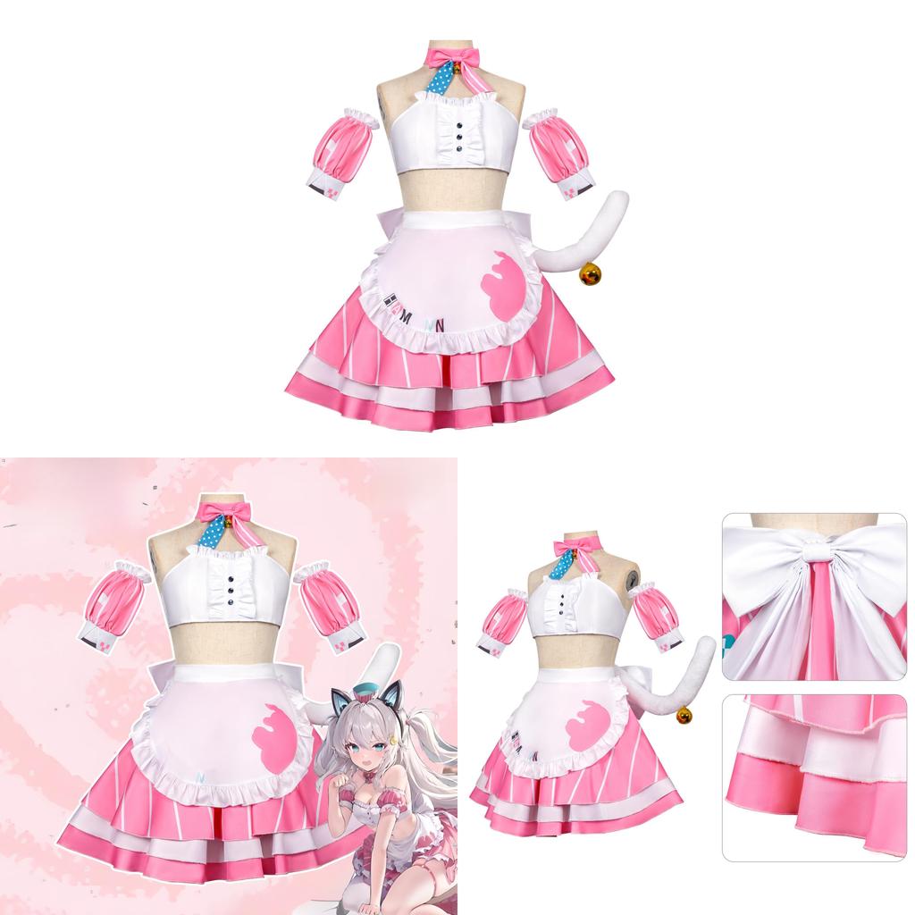Azur Lane Uss Hammann Cosplay Costume With Polyester Fabric For Anime Role Play