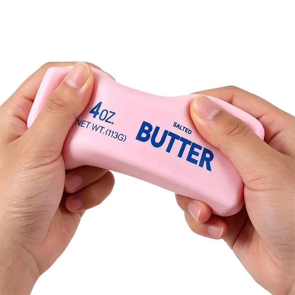 Butter Squishy Toy, Slow Rising Squishy Butter Squeeze Sensory Toy For Adults To Alleviate Anxiety And Reduce Stress