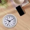 DIY Clock Projects Clock Movement Replacement 50MM Clock Insert Gold Border High-Quality Movement Transparent Lens