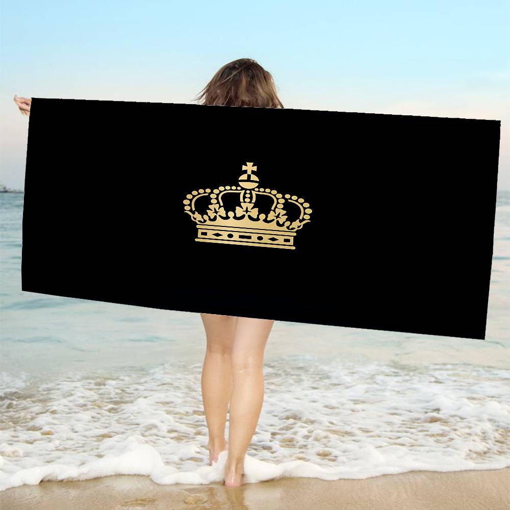 Brand M-Moet C-Chandon Pătură din Microfibră Prosoape de Plajă cu Uscare Rapidă Imprimare Supradimensionată Pătură Prosop Super Absorbantă pentru Piscină