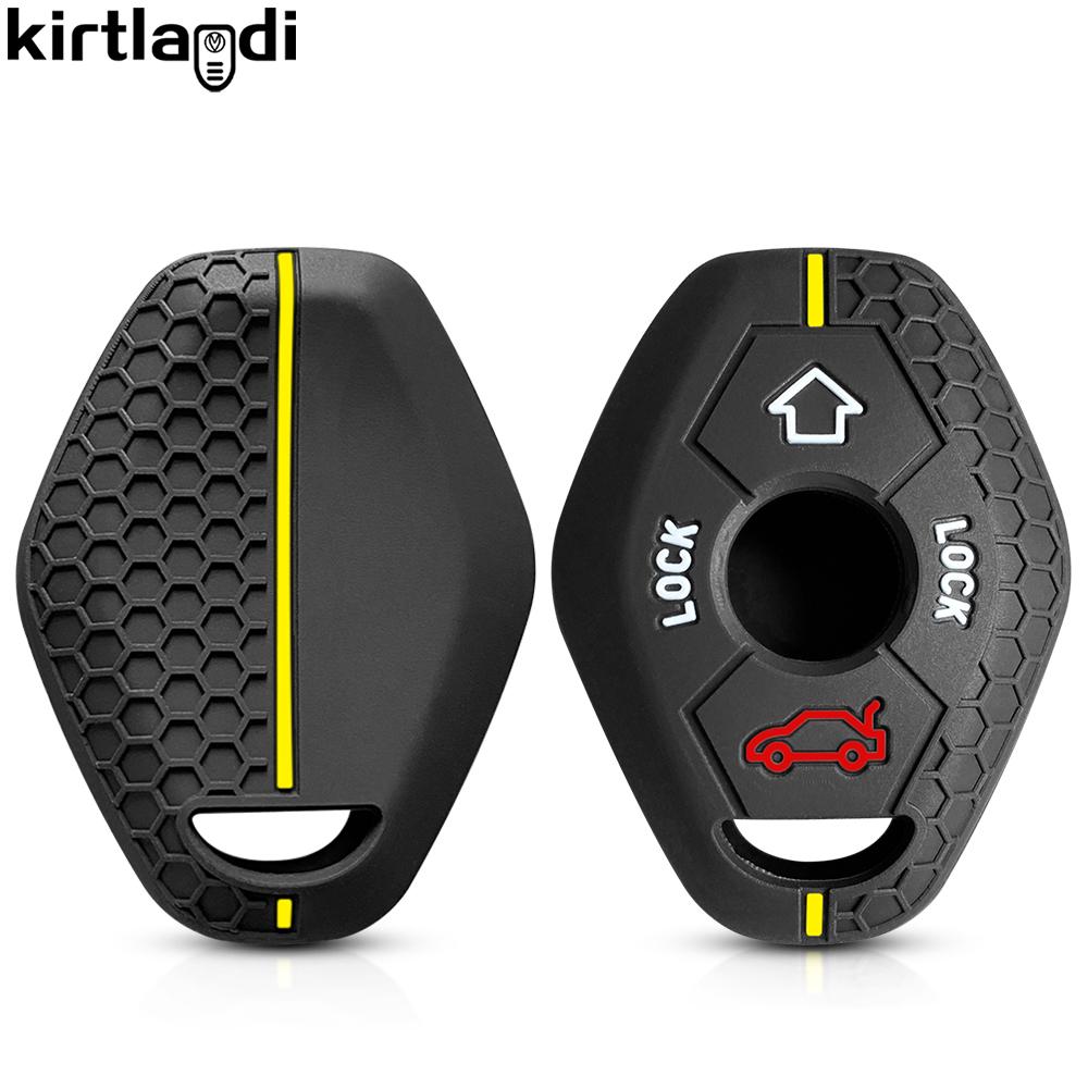 Silikon Schlüsselhülle Fernbedienung Gehäuse Schale für BMW E63 X5 E53 X3 F83 E46 E39 E38 E60 E61 E64 Serie 3 5 7 330i Z3 Z4 E85 E86 M5 325i