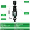 RESTMO Smart Water Flow Meter, 180° Adaptive Garden Hose Tap Meter, Measures Gallon/Liter Consumption and Flow Rate for Outdoor Garden Hose Sprinklers