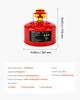 Safety Gas Can, 9.5 L Type I Red Safety Can for Gasoline with Stainless Steel Flame Arrester, Self-Closing Lid, and PE Funnel, Carbon Steel Flammable