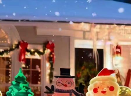 

Solar Christmas Lights Outdoor 6 Pieces Snowmen Trees Santa Claus Figurine Decor Solar Powered Christmas Lights for Outside Lawn CN