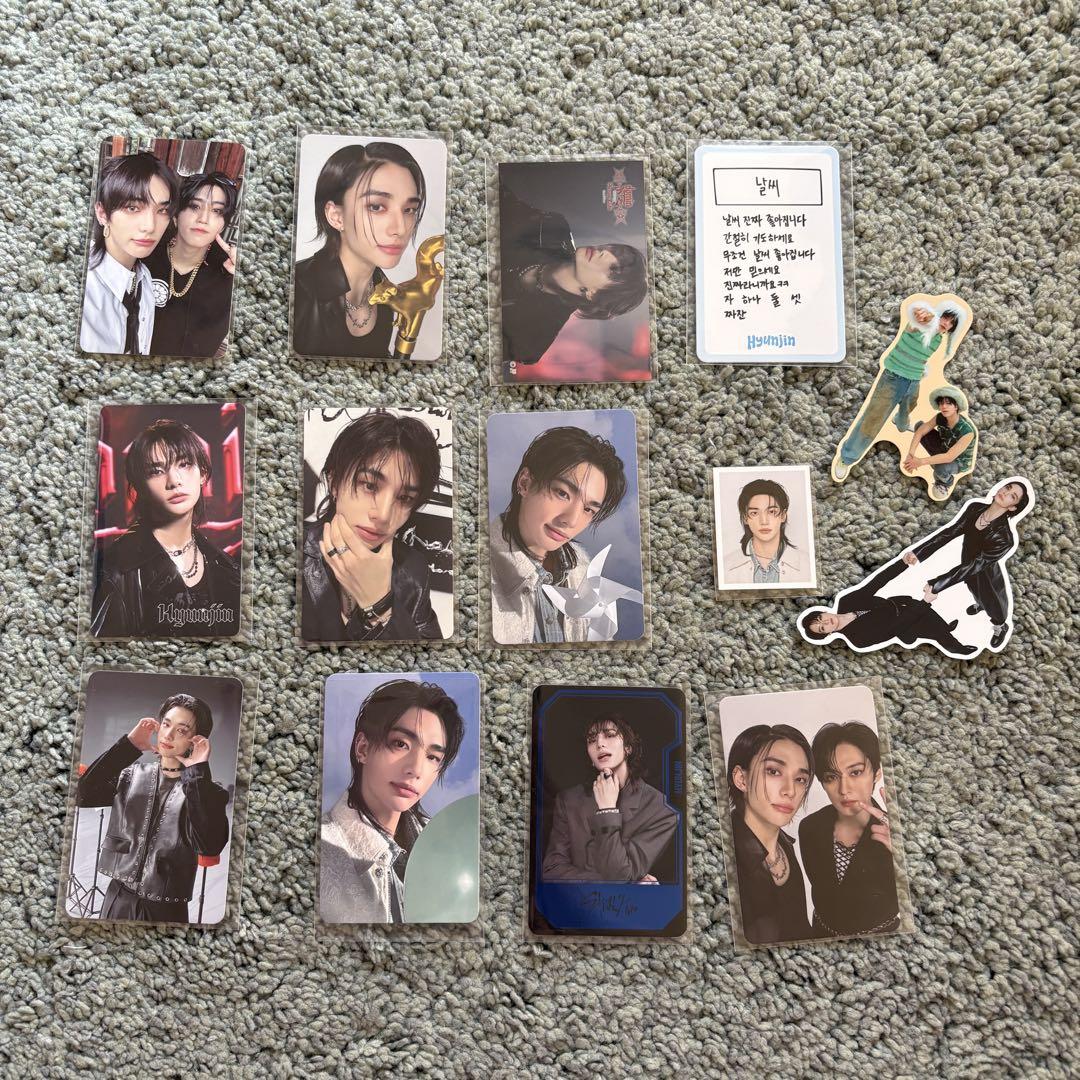 

[USED] Stray Kids Hyunjin trading card set